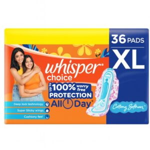 WHISPER SANITARY 36 PADS